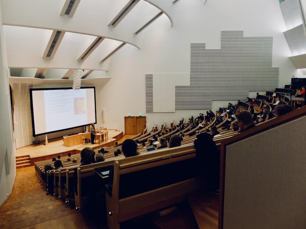 Medical student lecture hall